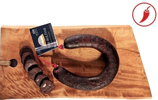 MORCILLA DE JAEN PICANTE CON CEBOLLA "Titos Bolivar" Sierra de Noalejo JAEN