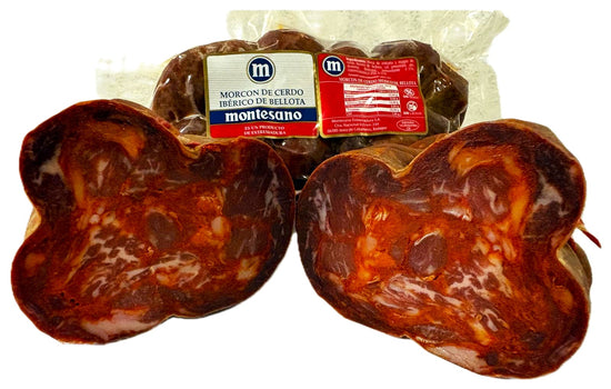 MORCON IBÉRICO DE BELLOTA - MONTESANO - EXTREMADURA- en Pieza Entera - 1/2 Pieza - Loncheado 100 grs.