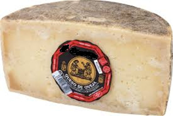 QUESO "DON RAMON" OVEJA LECHE CRUDA PIEZA MINI 1 KILO APROXIMADO - ALBENIZ -