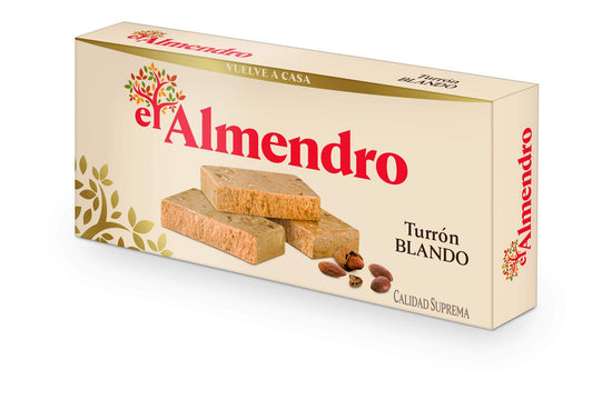 TURRON EL ALMENDRO Blando (Jijona) Barra de 250 gramos