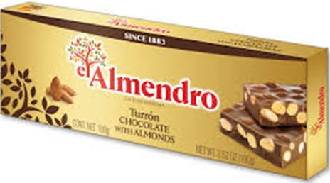 Turron de Chocolate con Almendras " El Almendro"