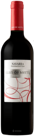 VINO TINTO D.O. NAVARRA "JUAN DE MERRY"